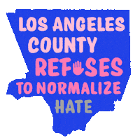 Speak Out Los Angeles Sticker by LA vs. Hate
