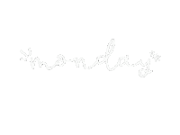 ewhitmyre monday lettering ewhitmyre Sticker