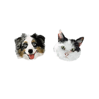 Cat Dog Sticker by BootayBag