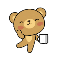 coffee bear Sticker by JAMKOO