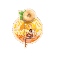 Summer Relax Sticker by Bagels & Beans