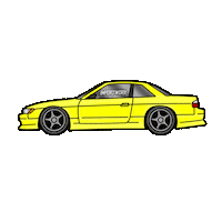 Drifting Nissan Silvia Sticker by ImportWorx