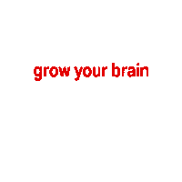 Grow Your Brain Sticker by MarketEd.Live