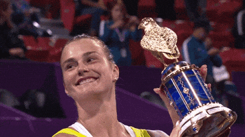 Happy Aryna Sabalenka GIF by WTA