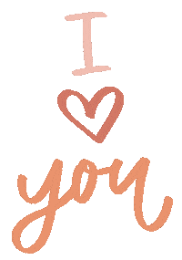 I Love You Heart Sticker