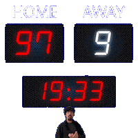 9 Away Sticker