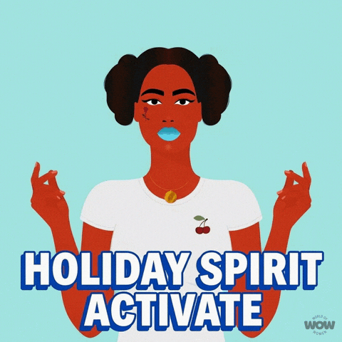 Holiday Spirit Wow GIF by World Of Women