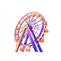 Ferris Wheel Festival Sticker by Baja Beach Fest