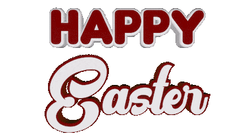 Easter Bunny Love Sticker by OpticalArtInc.