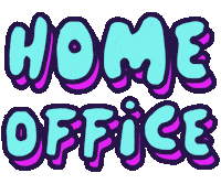 Home Office Work Sticker