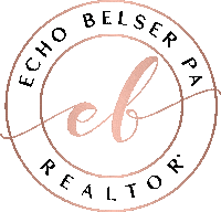 echobelser logo real estate realtor echobelser Sticker