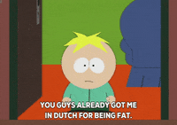 talking butters stotch GIF by South Park 
