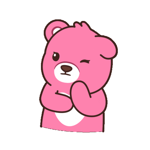 Confused Teddy Bear Sticker by BEARISH
