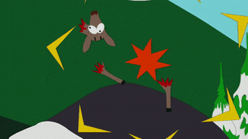 explode blow up GIF by South Park 