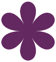 coptico flower colorful geometric pink flower Sticker