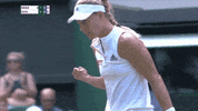 tennis fist pump GIF by Wimbledon