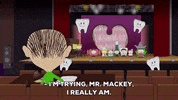 talking mr. mackey GIF by South Park 