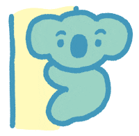 O_MUSU_B かわいい koala chan コアラ Sticker