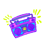 Applebum dance music party club Sticker