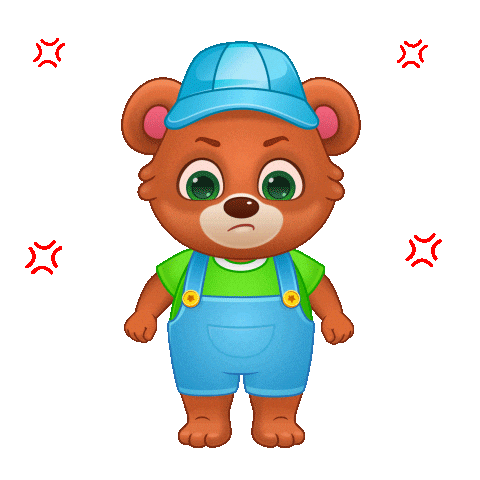 Angry Follow The Rules Sticker by Lucas and Friends by RV AppStudios