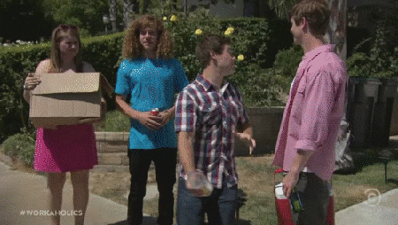 adam devine workaholics GIF