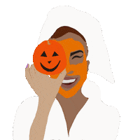 maripokrasa halloween beauty mask autumn Sticker