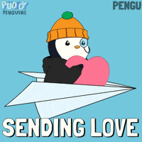 I Love You Flirt GIF by Pudgy Penguins