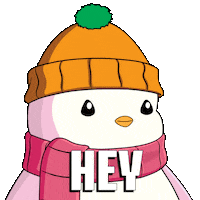 Hey You Lol Sticker by Pudgy Penguins