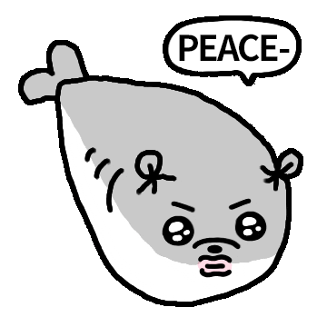 Peace Fish Sticker