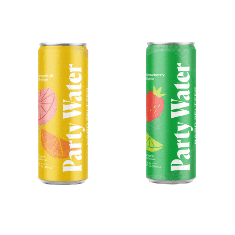 drinkpartywater giphyupload hotline hardseltzer partywater Sticker