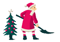Christmas Grandma Sticker by Rock im Garten