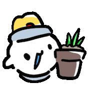 cankingsketch 草 餓 盆栽 畫畫 Sticker