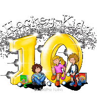 Hockey Kids Sticker by Sabine Hahn