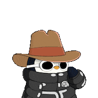 How You Doin Hello Sticker by Pudgy Penguins