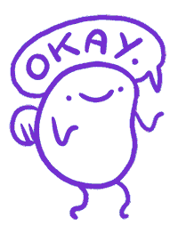 K Yes Sticker