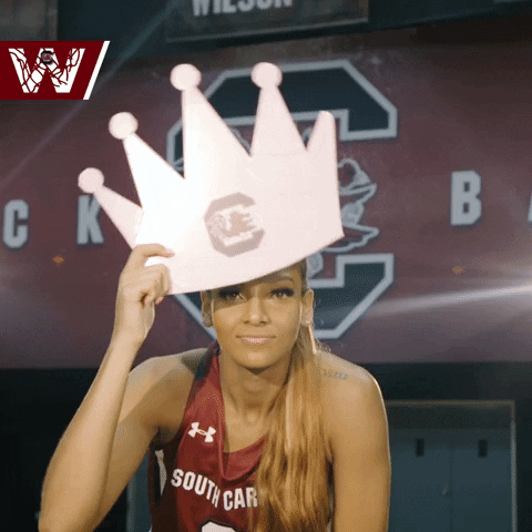 The Queen Go Gamecocks GIF by gamecocksonline