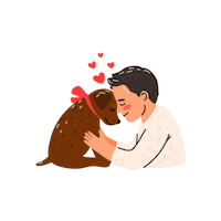 In Love Dog Sticker by IsasWomo