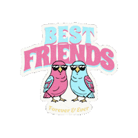 Best Friends Sticker Sticker by Cartoon.City