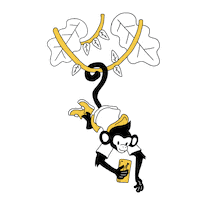 primatedigital digital monkey cell celular Sticker
