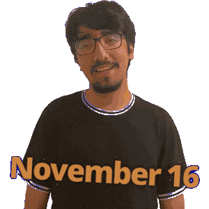 November 16 Sticker