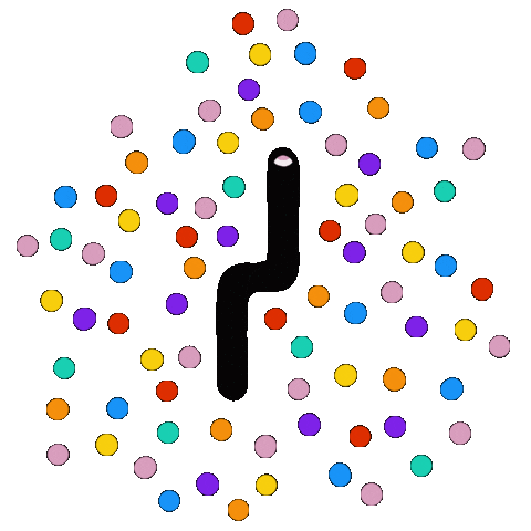 Sadness Colores Sticker by Gabriel Ebensperger