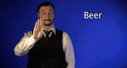 sign language beer GIF by Sign with Robert