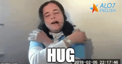 hugs GIF by ALO7.com
