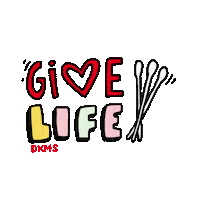 Giving Stronger Together Sticker by DKMS Group – We Delete Blood Cancer