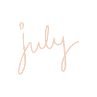 inkscriptstudio calligraphy writing july handwriting Sticker