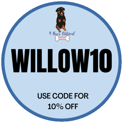 Dogtreats Sticker by 4 Paws Natural Treats