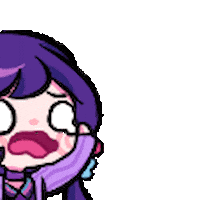 jellybirbb cry pain vtuber panic Sticker