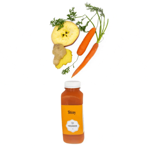 voedjegoed giphygifmaker shine juice carrot GIF