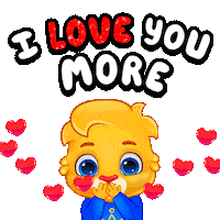 Love You The Most Sticker by Lucas and Friends by RV AppStudios