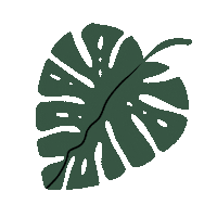 Plant Leaf Sticker by Zoe Wodarz